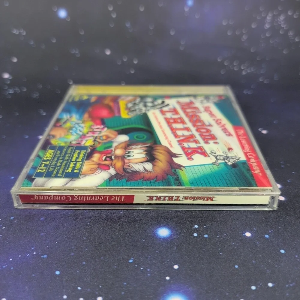 1997‎ Super Solvers Mission Think PC Video Game The Learning Company CD Win/Mac